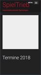 Mobile Screenshot of improtheater-spieltrieb.de